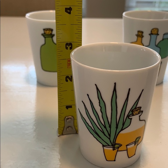 NWOT set of 6 Porcelain Tequila glasses! - Picture 5 of 14